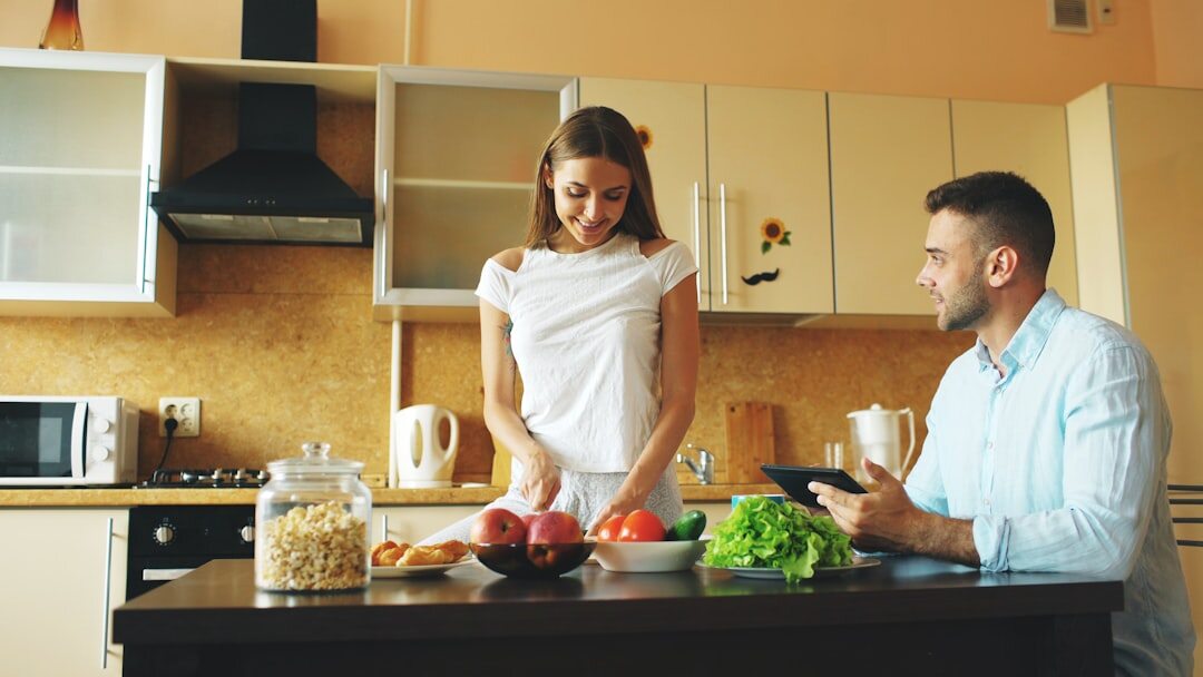 fresh vegetables on kitchen counter