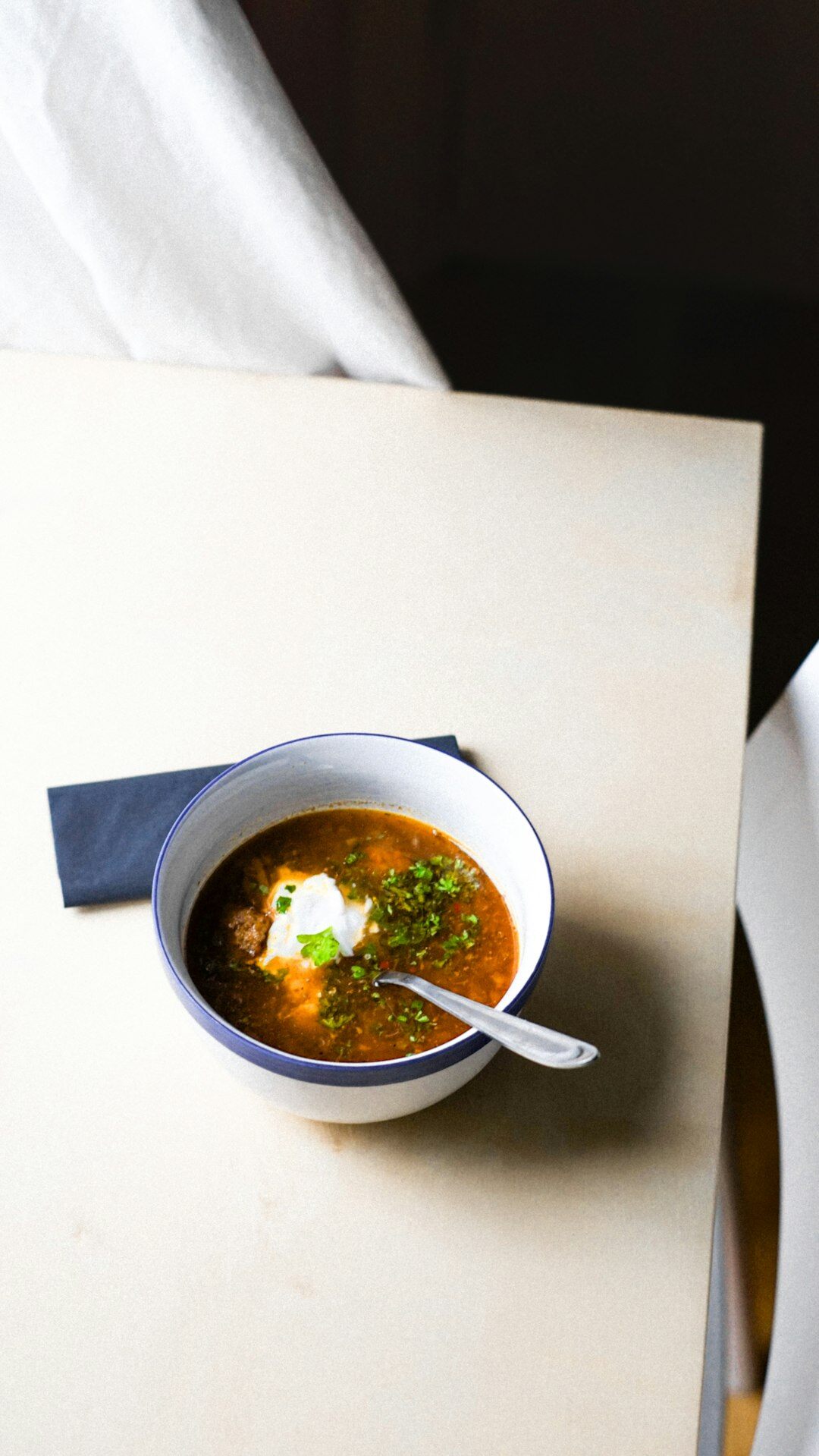 homemade soup bowl