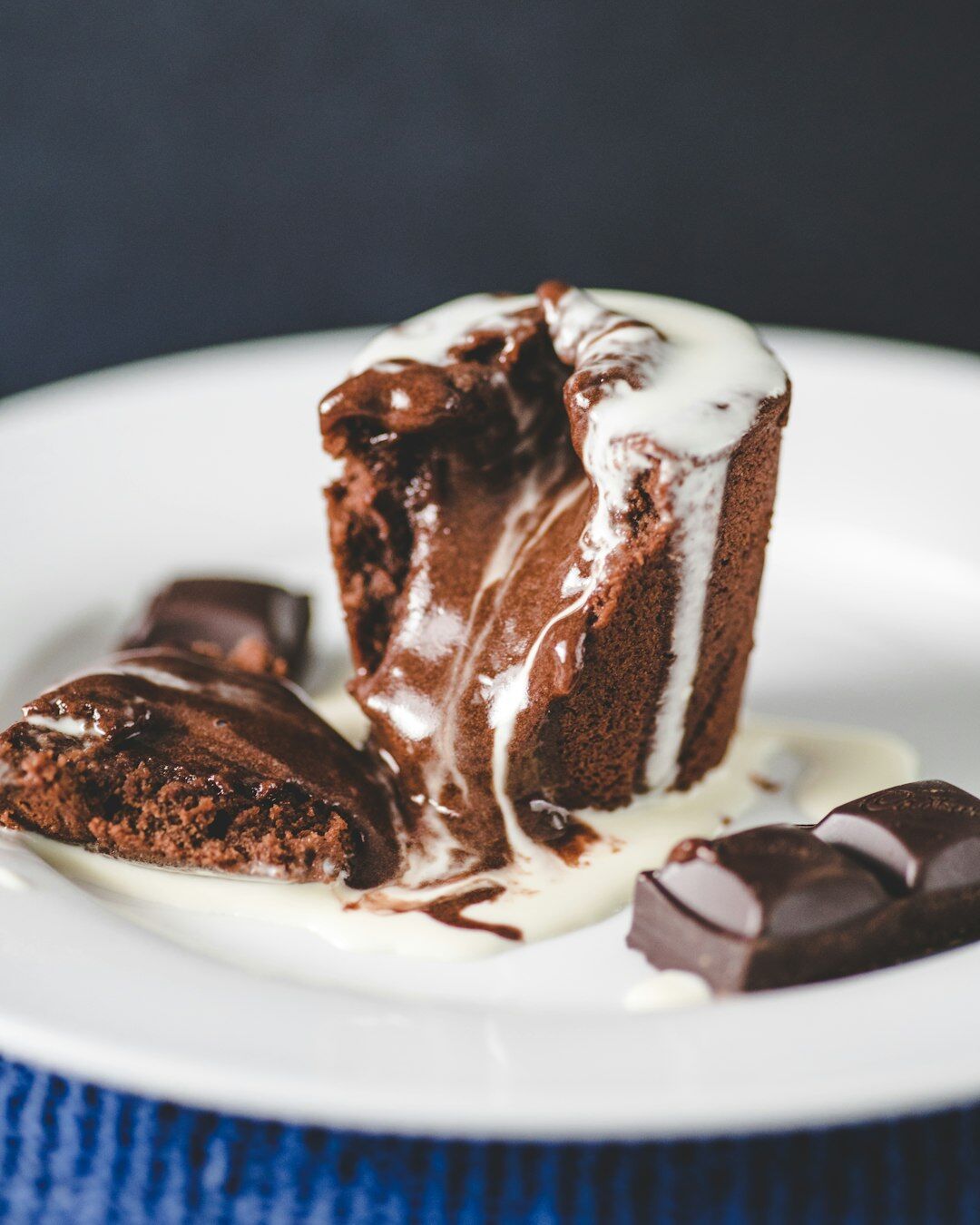 chocolate fondant dessert